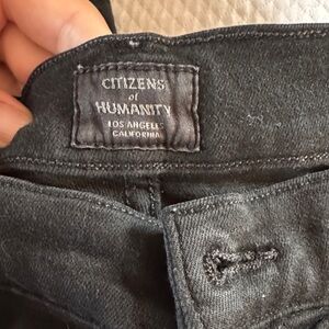 Citizens of Humanity Charcoal/black stretchy Denim